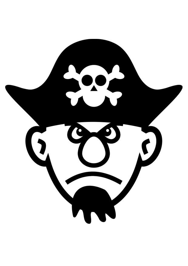pirata Página para colorir pirata