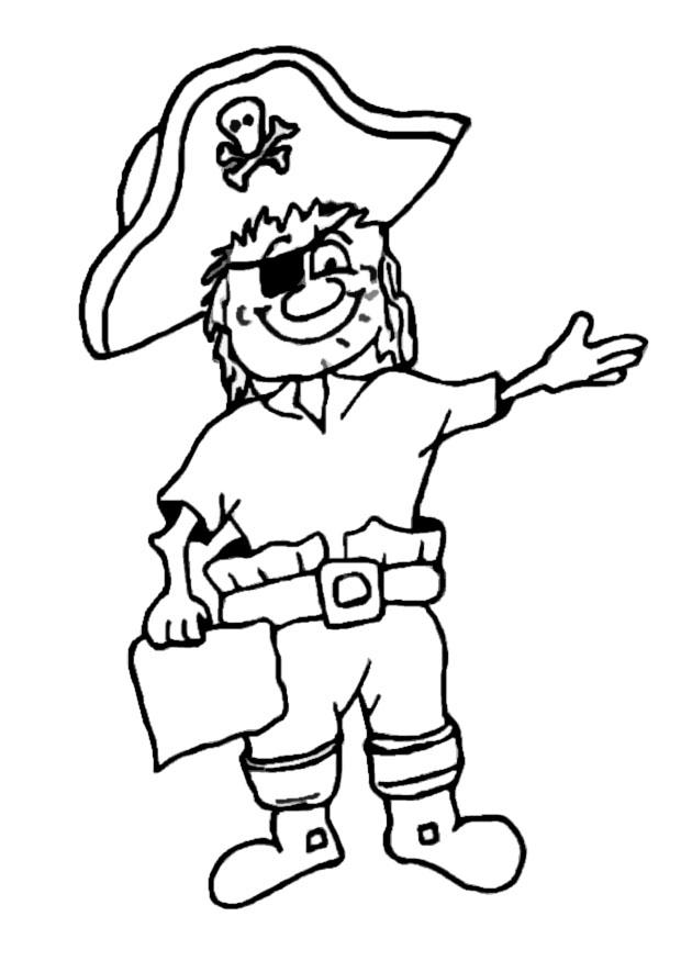 pirata Página para colorir pirata