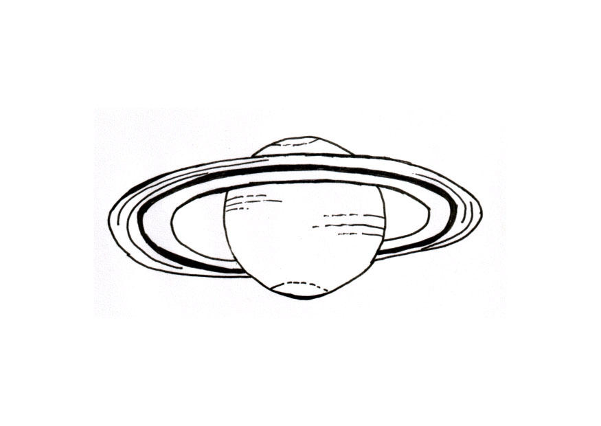 planeta Página para colorir planeta