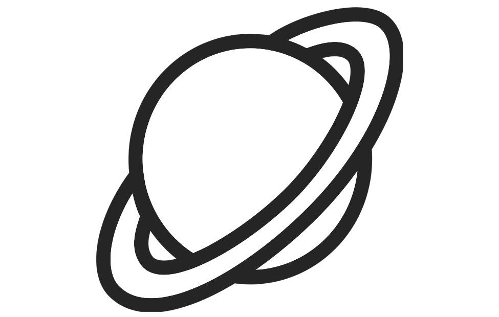 planeta Página para colorir planeta