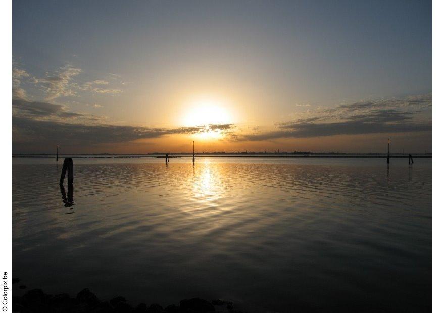 por do sol em veneza Foto por do sol em veneza