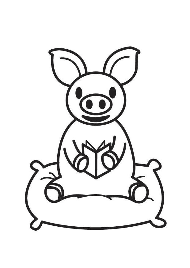 porco Página para colorir porco