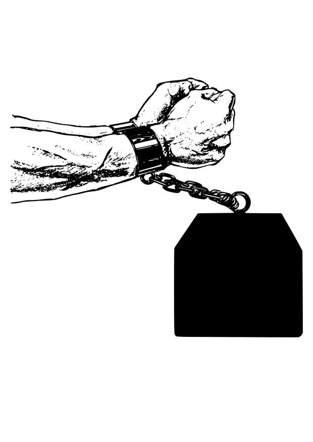 preso Página para colorir preso