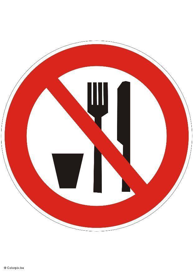 proibido alimentos e bebidas imagem proibido alimentos e bebidas