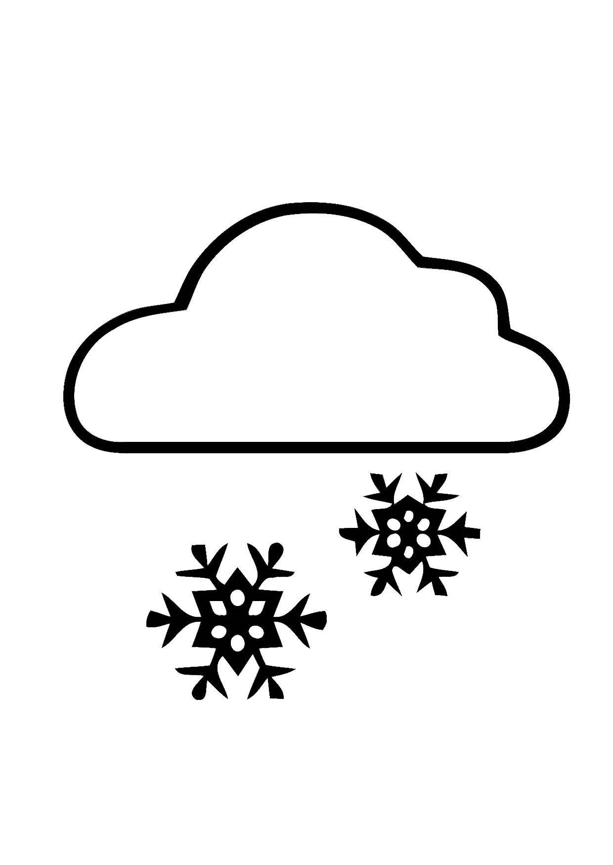 Página para colorir 01a. neve