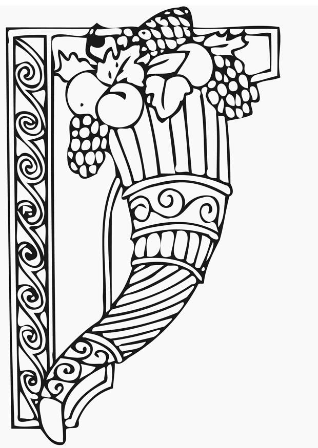 Página para colorir cesta de aA§A£o de graA§as 