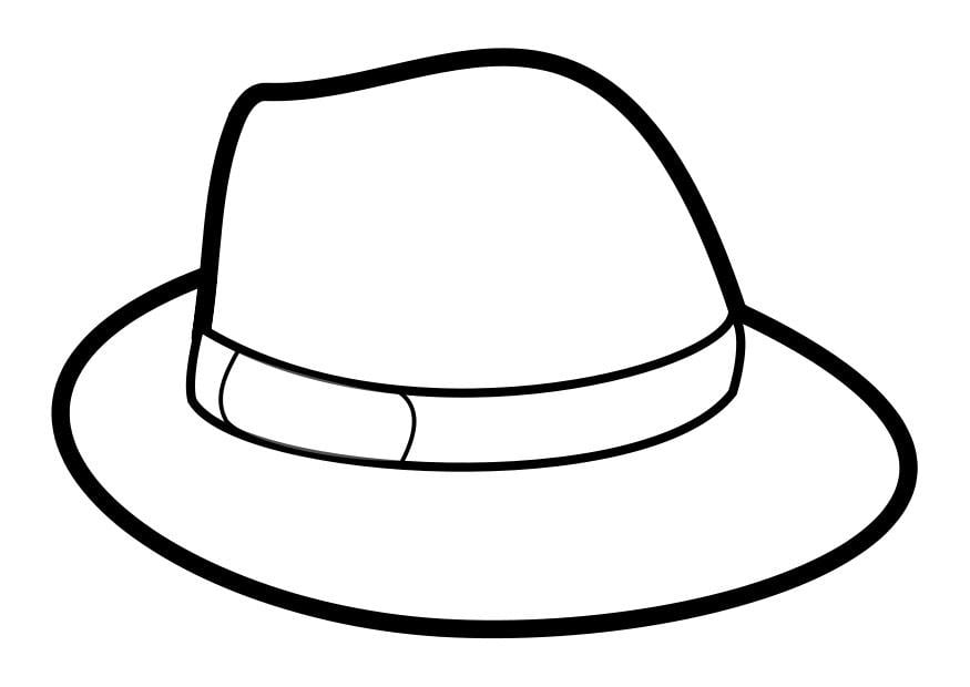 Página para colorir chapA©u