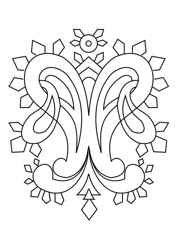 Página para colorir decoraA§A£o