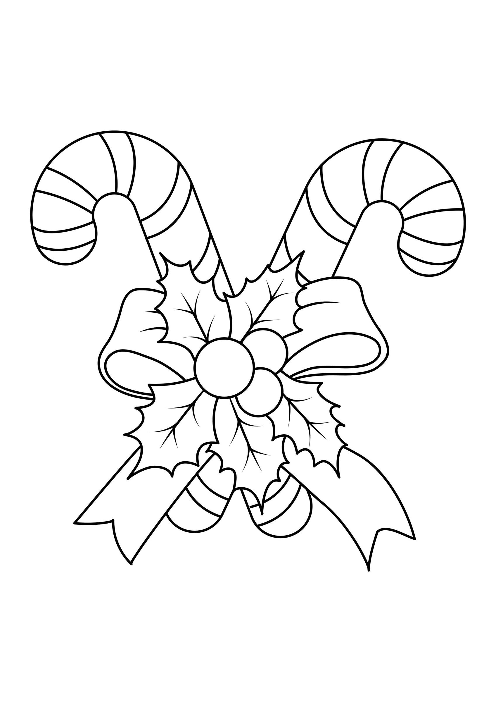 Página para colorir decoraA§Aµes de natal