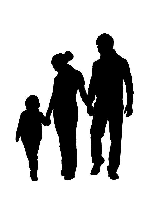 Página para colorir famA­lia 