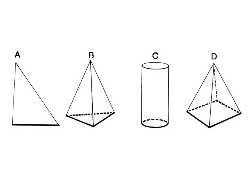 Página para colorir figuras geomA©tricas - bases 
