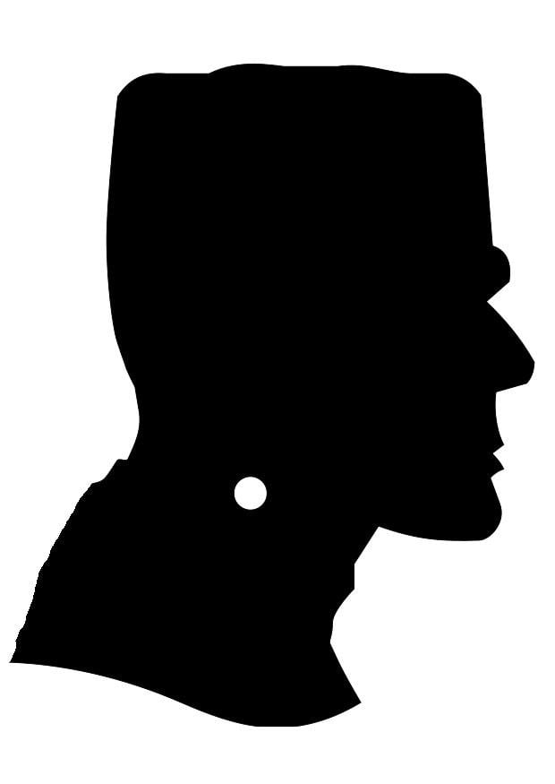 Página para colorir frankenstein