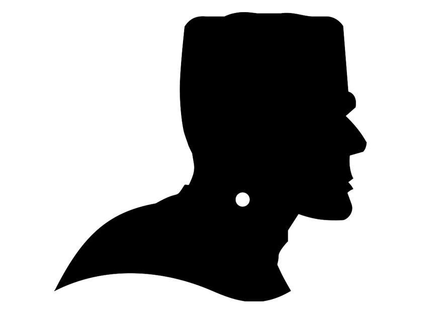 Página para colorir frankenstein