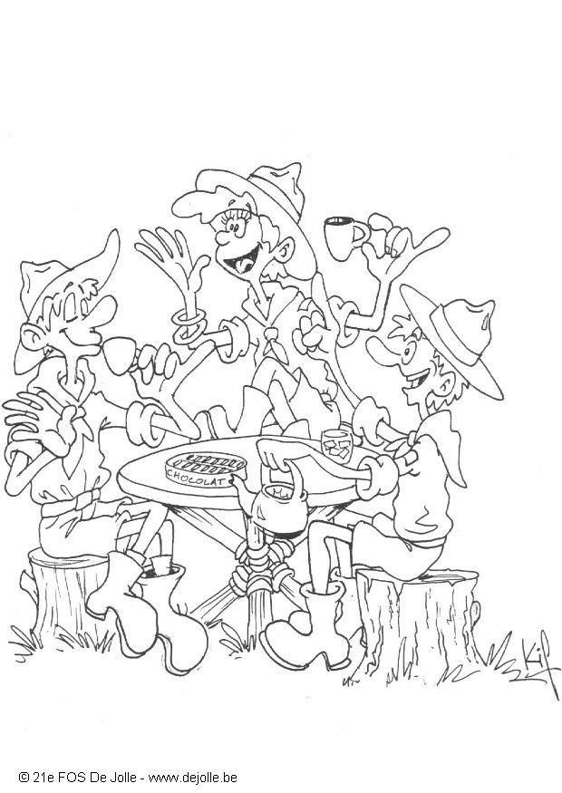 Página para colorir lanche da tarde