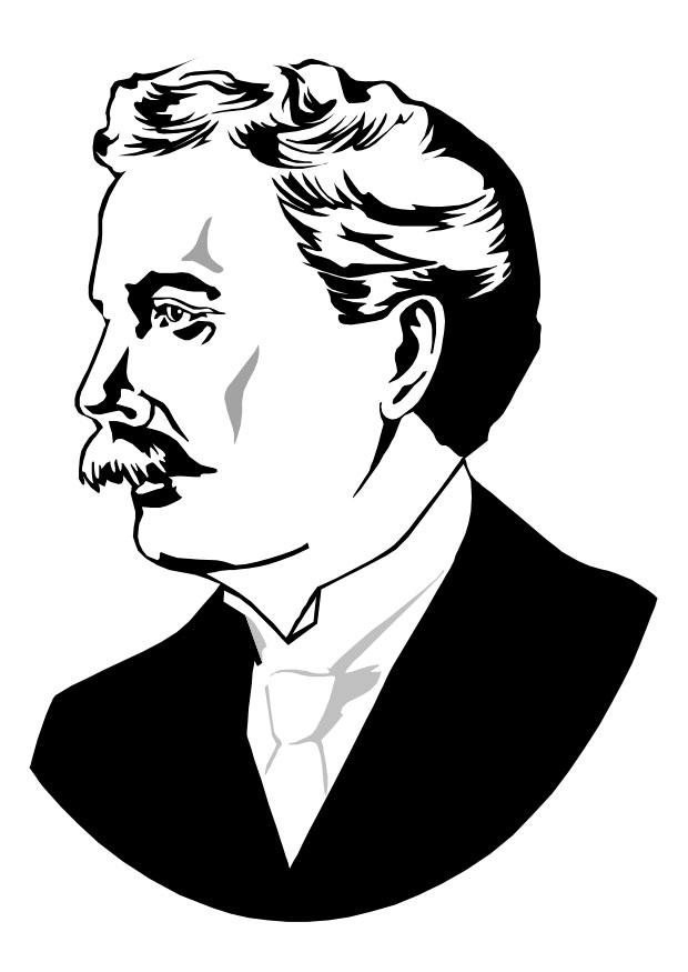 Página para colorir luther burbank