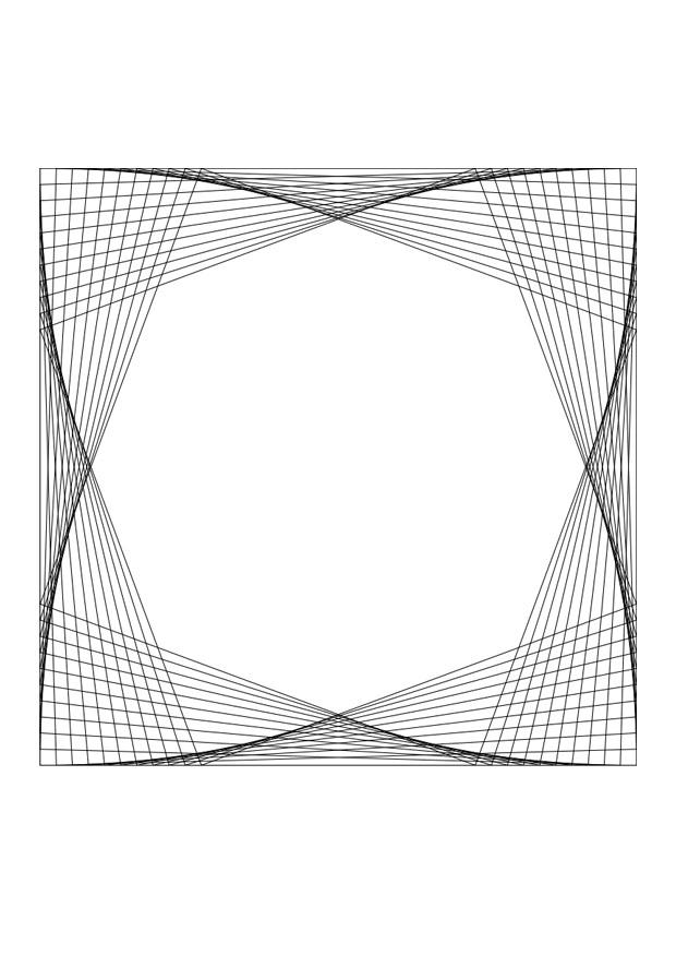 Página para colorir mandala - flor