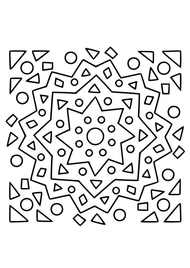 Página para colorir mandala20