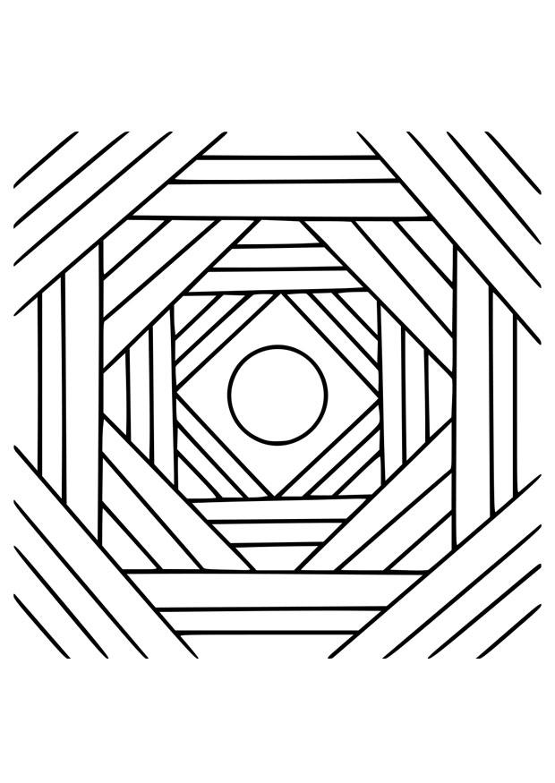 Página para colorir mandala23
