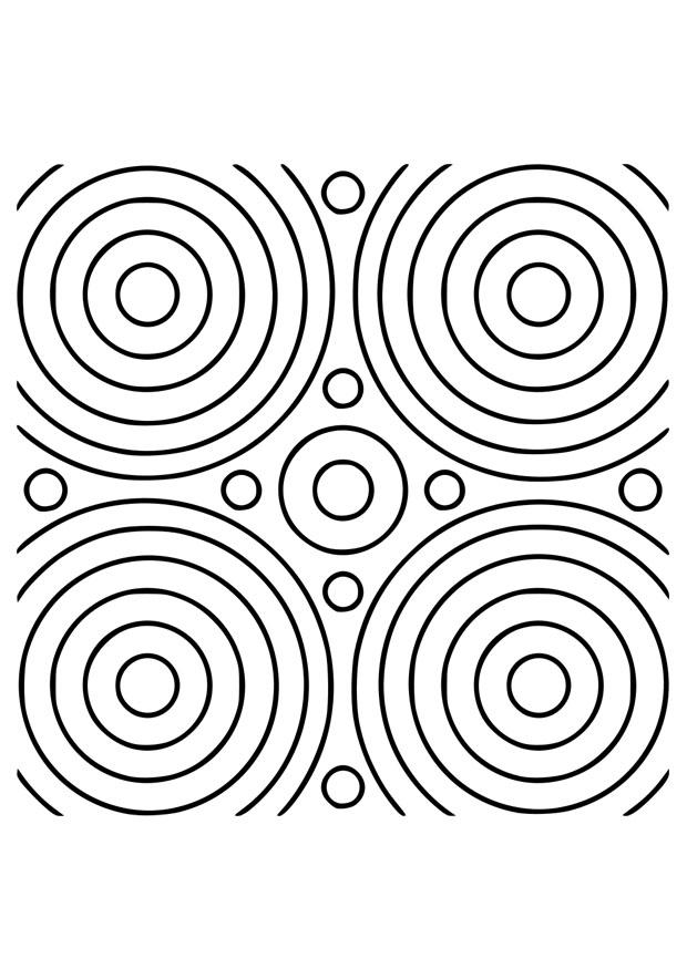 Página para colorir mandala24