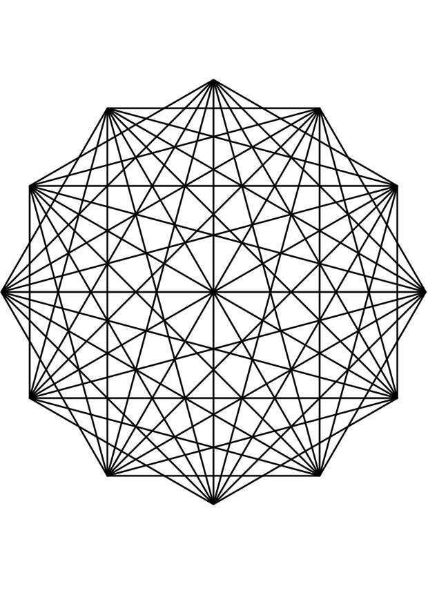 Página para colorir mandala27