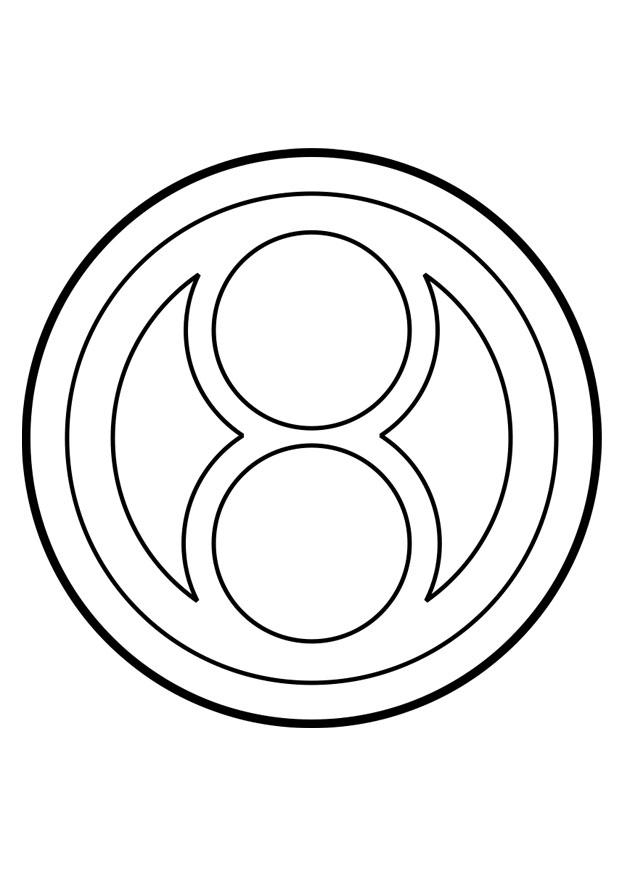 Página para colorir mandala31