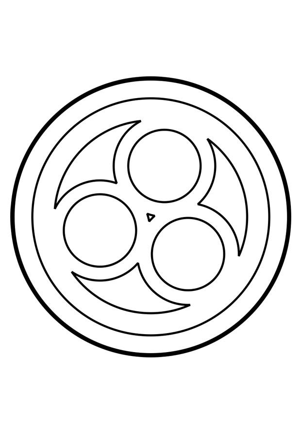 Página para colorir mandala32
