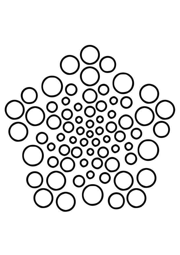 Página para colorir mandala6