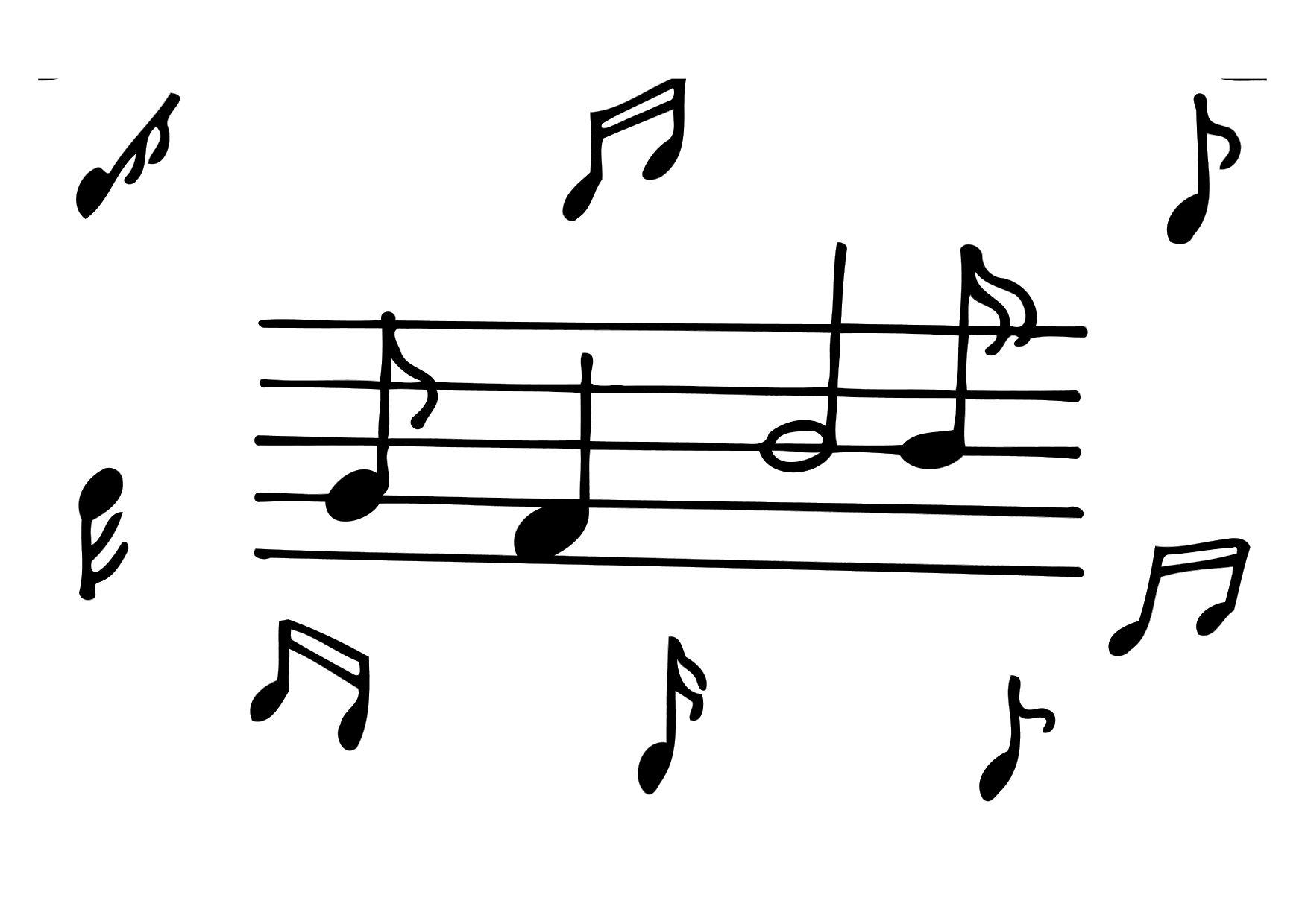 Página para colorir mAºsica 