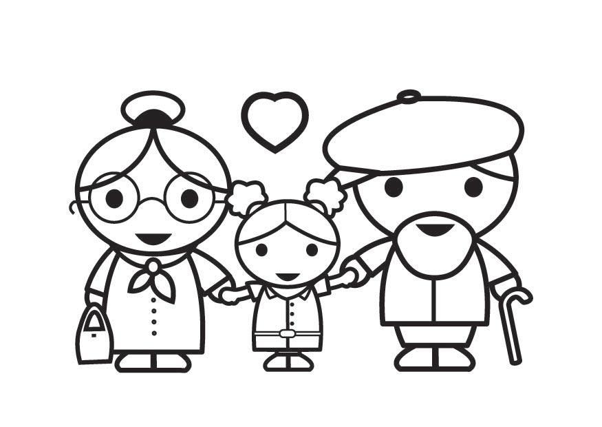 Página para colorir o direito de receber carinho e amor