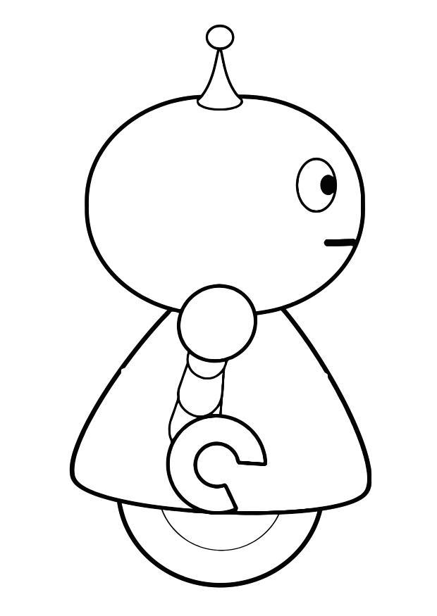 Página para colorir robA´ 