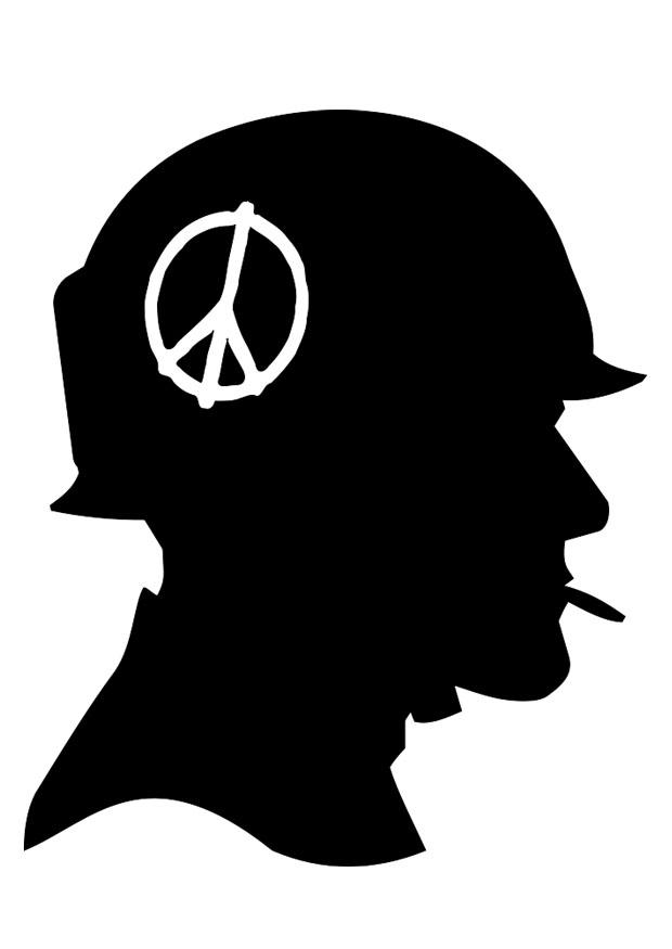 Página para colorir soldado vietnamita 
