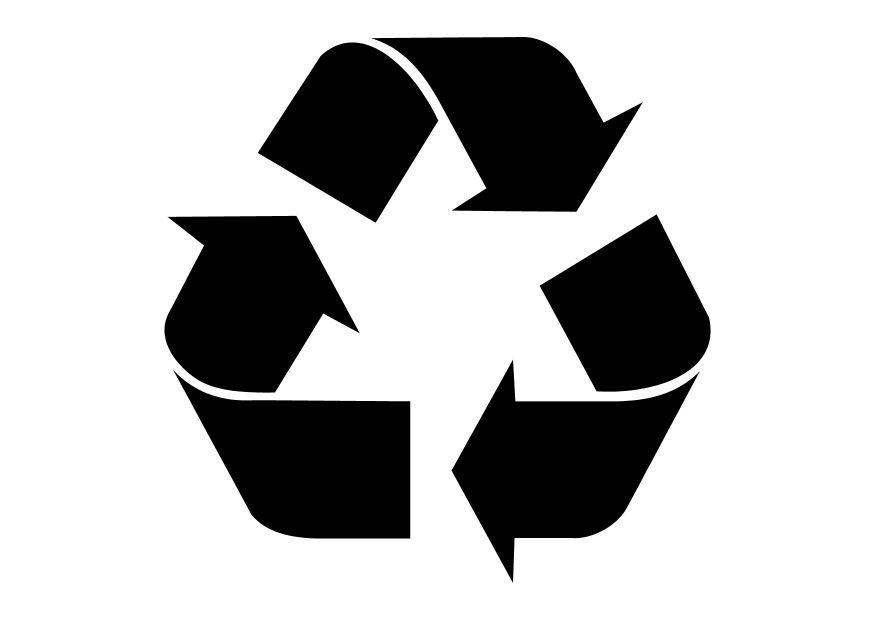 reciclar Página para colorir reciclar