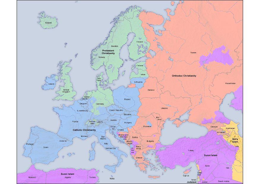 religiAµes na europa imagem religiAµes na europa