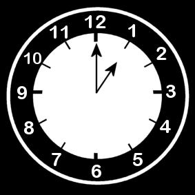 relA³gio 1 hora Página para colorir relA³gio 1 hora