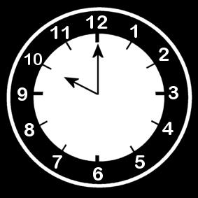 relA³gio 10 horas Página para colorir relA³gio 10 horas