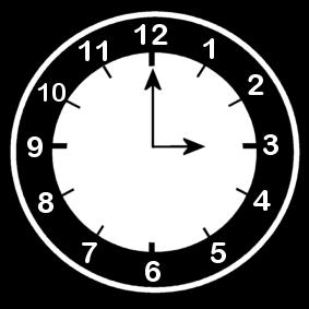 relA³gio 3 horas Página para colorir relA³gio 3 horas