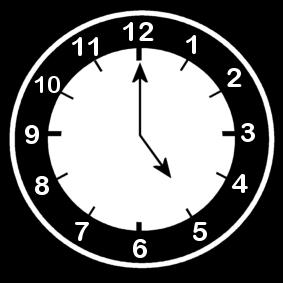 relA³gio 5 horas Página para colorir relA³gio 5 horas
