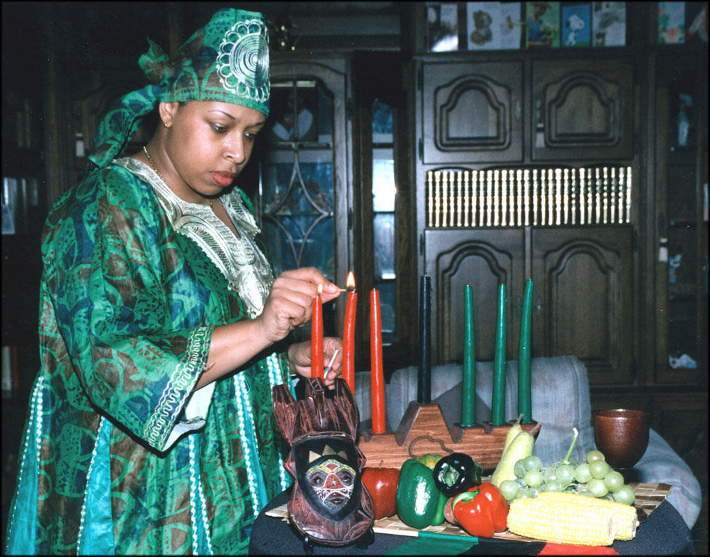ritual kwanzaa Foto ritual kwanzaa