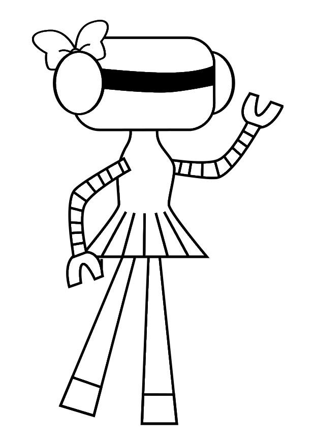 robA´ Página para colorir robA´