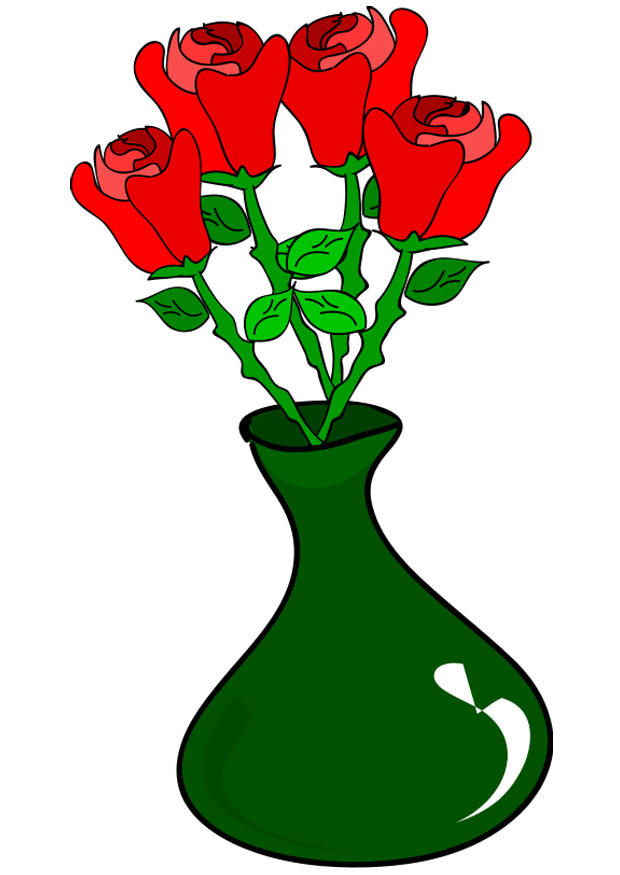 rosas em um vaso imagem rosas em um vaso