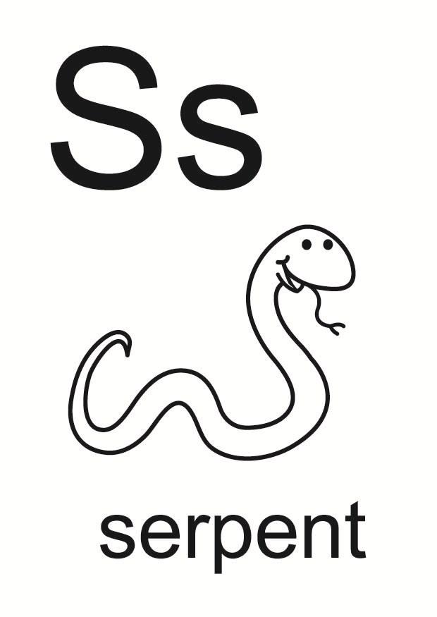 s Página para colorir s