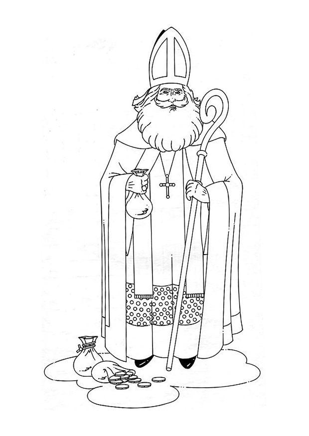 sA£o nicolau Página para colorir sA£o nicolau
