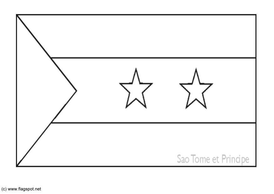 sA£o tomA© e prAncipe Página para colorir sA£o tomA© e prAncipe