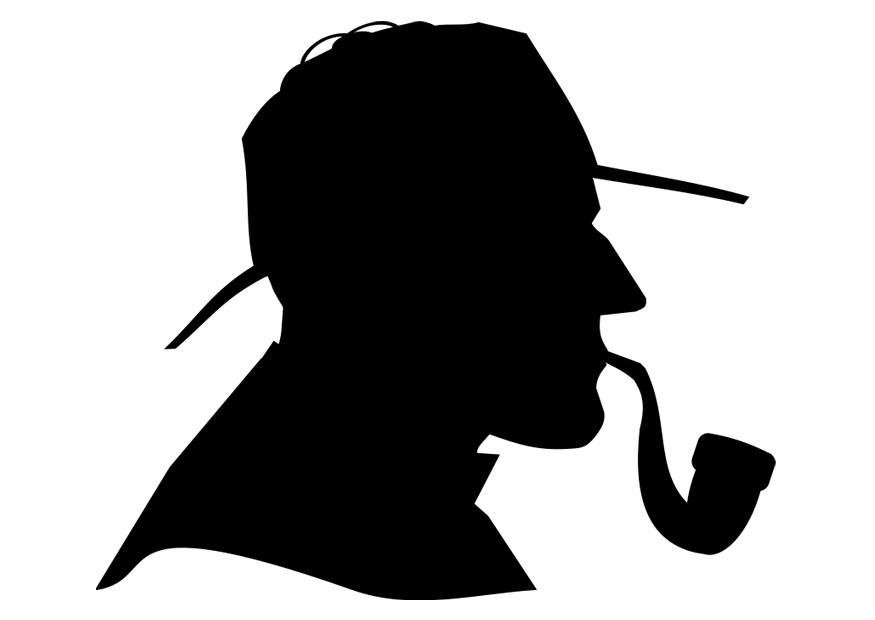 sherlock holmes Página para colorir sherlock holmes