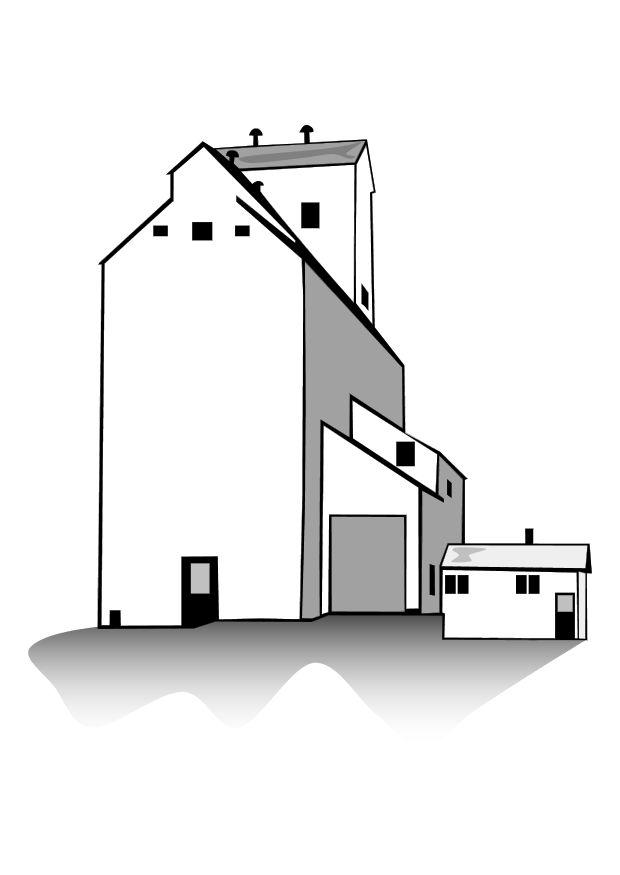 Página para colorir silo