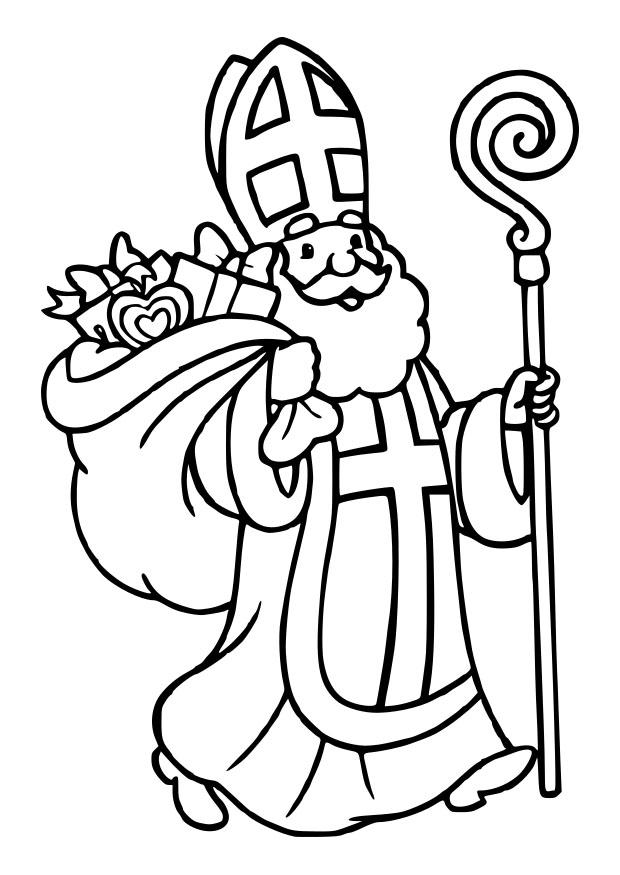 sinterklaas Página para colorir sinterklaas