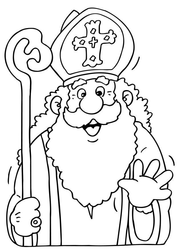 sinterklaas Página para colorir sinterklaas