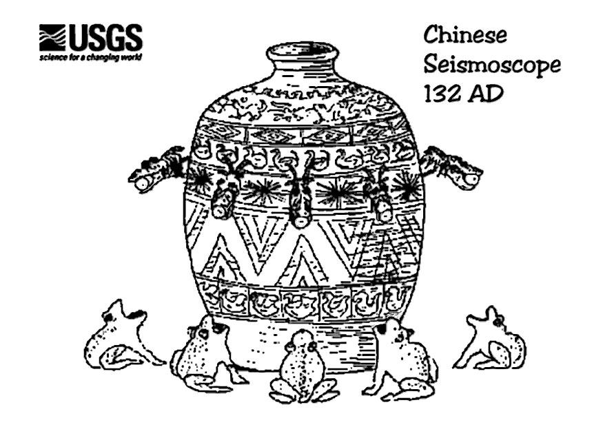 sismA³grafo chinAªs 132 a.c. Página para colorir sismA³grafo chinAªs 132 a.c.