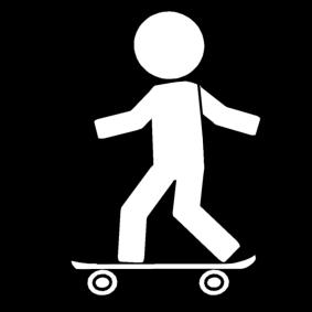 skate Página para colorir skate