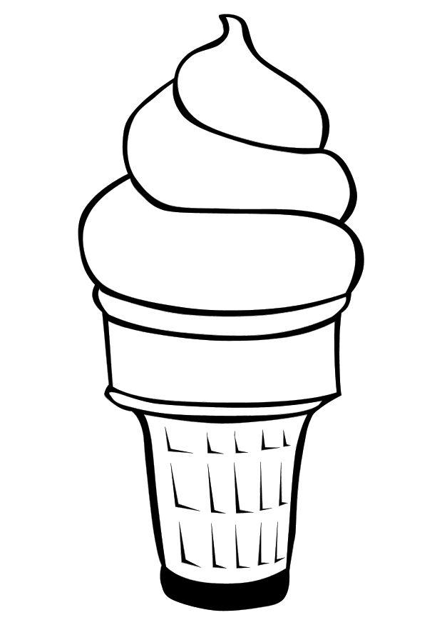sorvete cremosos Página para colorir sorvete cremosos